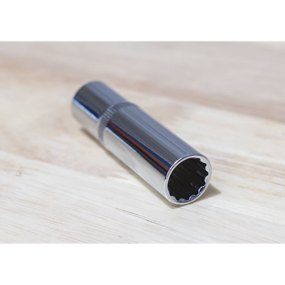 Sealey Socket Set 11pc 3/8"Sq Drive 12pt Deep WallDrive Imperial AK2673 Sealey  - Dynamic Drive