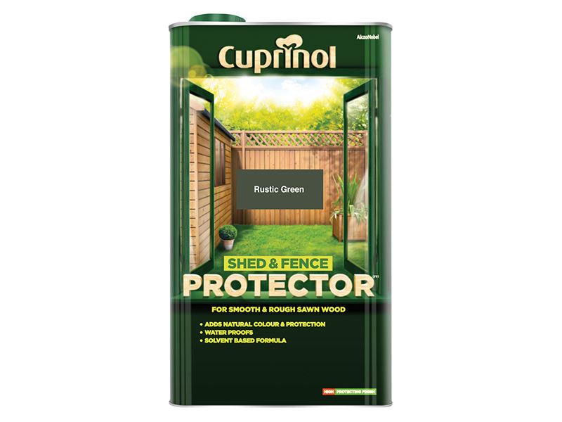 Cuprinol Shed & Fence Protector Rustic Green 5 litre Cuprinol - Dynamic Drive