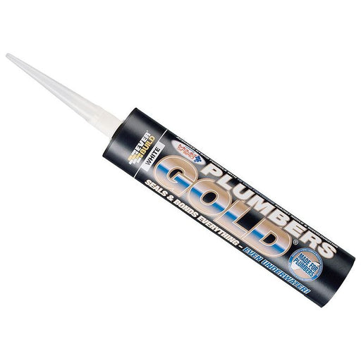Everbuild Sika Plumber's Gold White 290ml Everbuild Sika - Dynamic Drive
