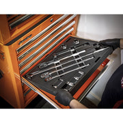 Sealey Tool Tray with Ratchet Torque Wrench Breaker Bar & Socket Adaptor Set 13p Sealey - Dynamic Drive