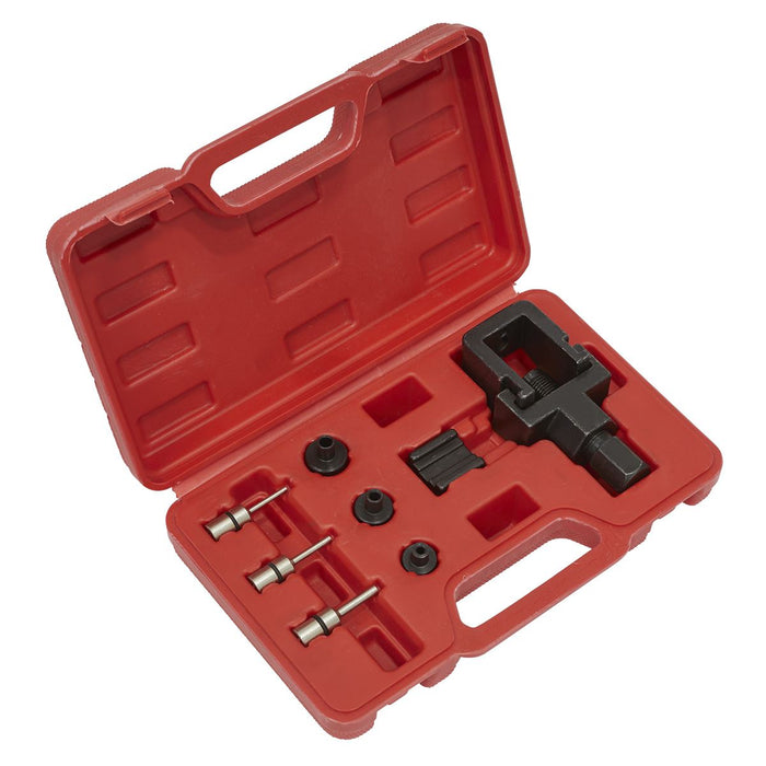 Sealey Motorcycle Chain Splitter & Riveting Tool Set Heavy-Duty SMC4 Sealey - Dynamic Drive