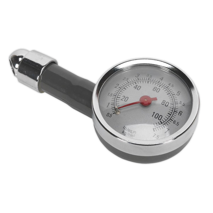 Sealey Dial Type Pressure Gauge 0-100psi TSTPG43 Sealey - Dynamic Drive