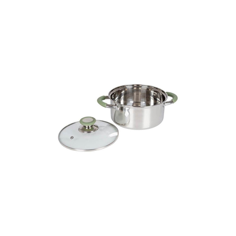 Bo-Camp Cookware Set Elan 3 Pieces RVS Bo-Camp - Dynamic Drive