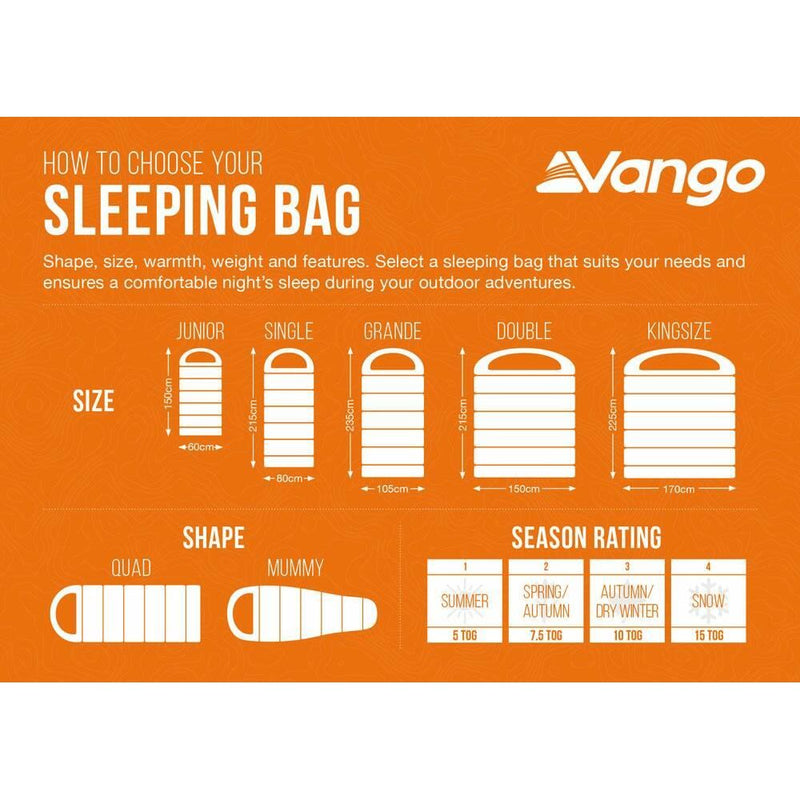 Vango Mantis 200 Sleeping Bag Deep Lagoon Vango - Dynamic Drive