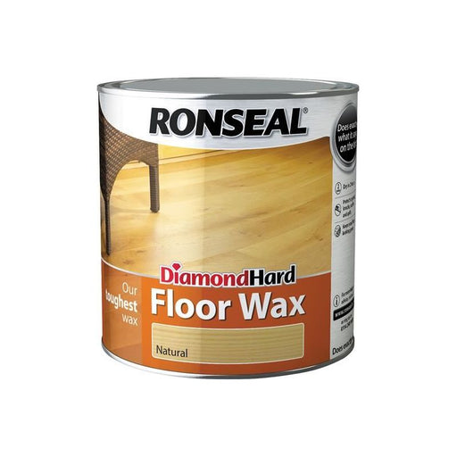 Ronseal Diamond Hard Floor Wax Natural 2.5 litre Ronseal - Dynamic Drive