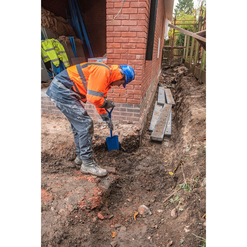 Silverline Solid Forged Trench Shovel 1000mm Silverline - Dynamic Drive