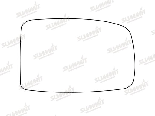 Summit Stick-On Standard Mirror Glass fits Fiat Panda 03 on RHS Summit - Dynamic Drive