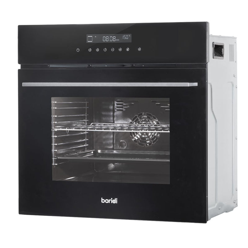 Baridi Integrated Fan-Assisted Electric Oven 60cm 72L Capacity - Black Baridi - Dynamic Drive