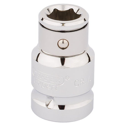 Draper Screwdriver Bit Holding Socket, 1/2" Sq. Dr. x 10mm Hexagon 16811 Draper - Dynamic Drive
