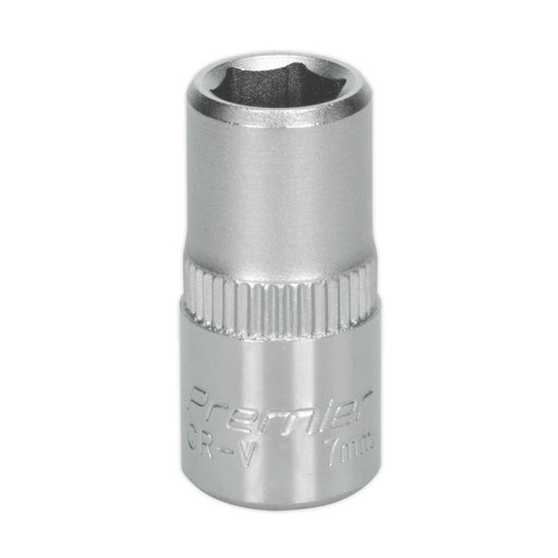 Sealey WallDrive Socket 7mm 1/4"Sq Drive S1407 Sealey - Dynamic Drive