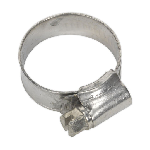 Sealey Hose Clip Stainless Steel16-27mm Pack of 10 SHCSS0 Sealey - Dynamic Drive
