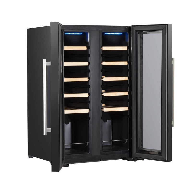 Baridi 24 Bottle Dual Zone Wine Fridge & Cooler DH97 Baridi - Dynamic Drive