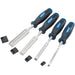 Draper Soft Grip Bevel Edge Wood Chisel Set (4 Piece) 83351 Draper - Dynamic Drive