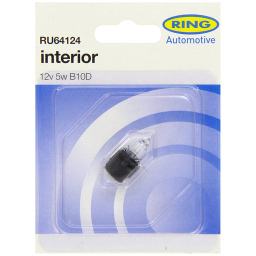 Ring Automotive RU64124 12V 5W B10D (Black Base) Panel Bulb Ring Automotive  - Dynamic Drive