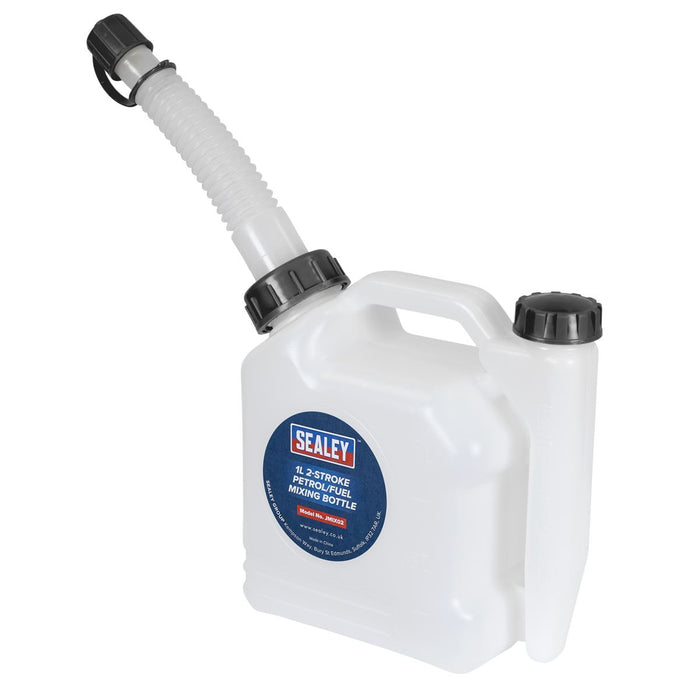 Sealey 2-Stroke Fuel Mixing Bottle 1L JMIX02 Sealey - Dynamic Drive