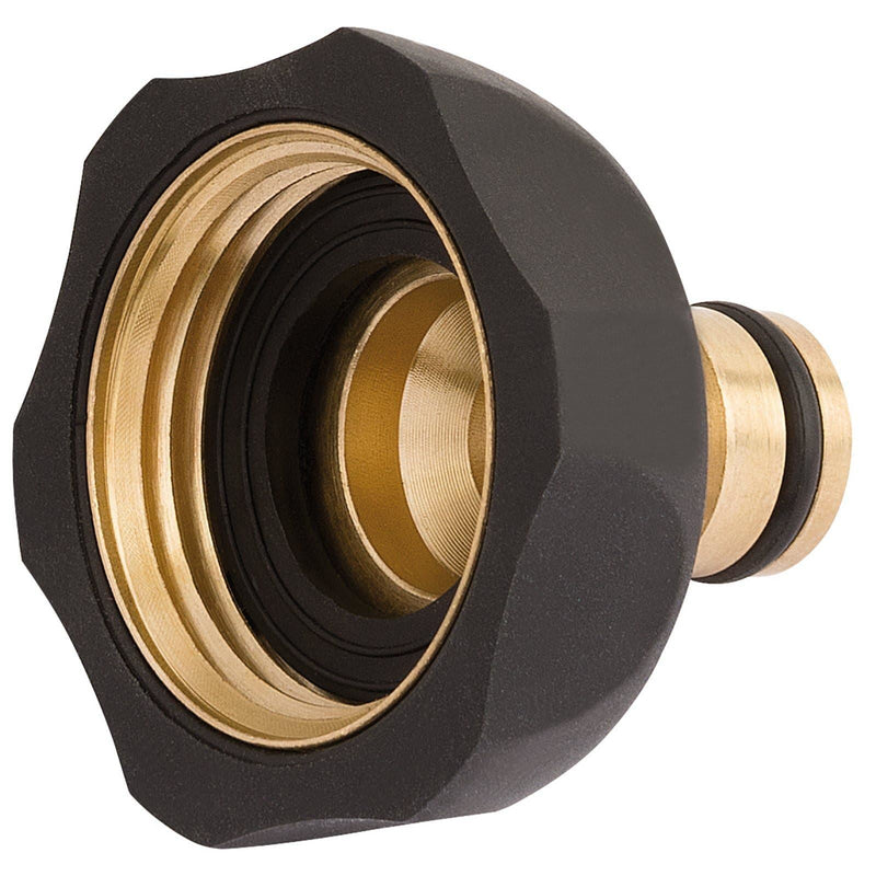 Draper Brass and Rubber Tap Connector, 1" 27697 Draper - Dynamic Drive