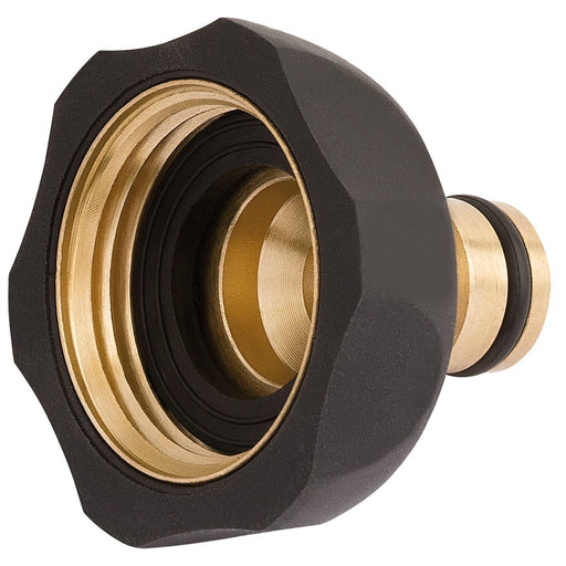 Draper Brass and Rubber Tap Connector, 1" 27697 Draper - Dynamic Drive