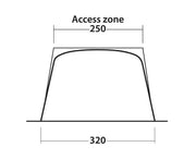 Outwell Vehicle Touring Canopy Shelter - For Motorhomes, Campervans & Caravans Outwell - Dynamic Drive