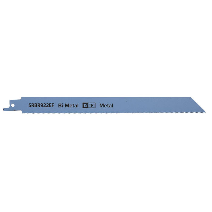Sealey Reciprocating Saw Blade Metal 230mm 18tpi Pack of 5 SRBR922EF Sealey - Dynamic Drive