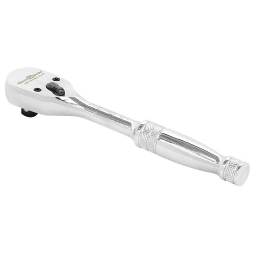 Sealey Premier 1/4" Dr Ratchet Wrench Socket Handle Dust Free Pear Head 72 Tooth Sealey  - Dynamic Drive