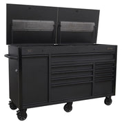 Sealey Mobile Tool Cabinet 1600mm with Power Tool Charging Drawer AP6310BE Sealey - Dynamic Drive