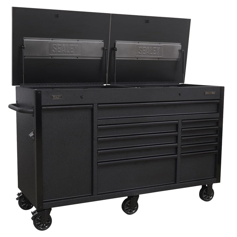 Sealey Mobile Tool Cabinet 1600mm with Power Tool Charging Drawer AP6310BE Sealey - Dynamic Drive