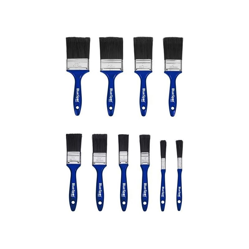 Bluespot Tools Synthetic Workshop Paint Brush Set, 10 Piece BlueSpot Tools - Dynamic Drive