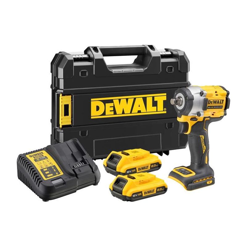 Dewalt Power Tools DCF921D2T XR BL 1/2in Impact Wrench 18V 2 x 2.0Ah Li-ion DeWALT Power Tools - Dynamic Drive