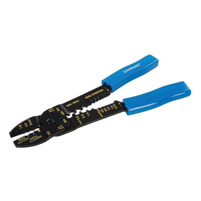 Silverline Crimping & Stripping Pliers 230mm Silverline - Dynamic Drive