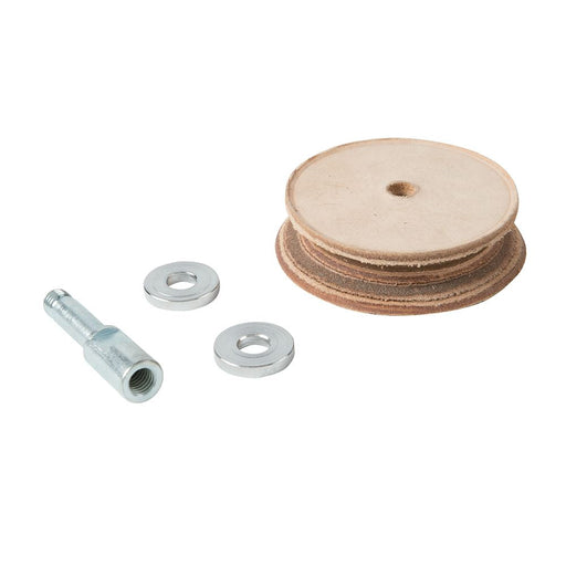 Triton Profiled Leather Honing Wheel TWSLHW Profiled Leather Honing Wheel Triton - Dynamic Drive
