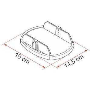 Fiamma Plates Pro (4) Grey 97901-057 Fiamma - Dynamic Drive