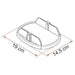 Fiamma Plates Pro (4) Grey 97901-057 Fiamma - Dynamic Drive