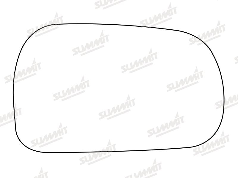 Summit Stick-On Standard Mirror Glass fits Daihatsu Applause RHS Summit - Dynamic Drive