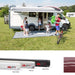 Fiamma Polar White F45S 300 Awning Bordeaux Fabric Fiamma - Dynamic Drive