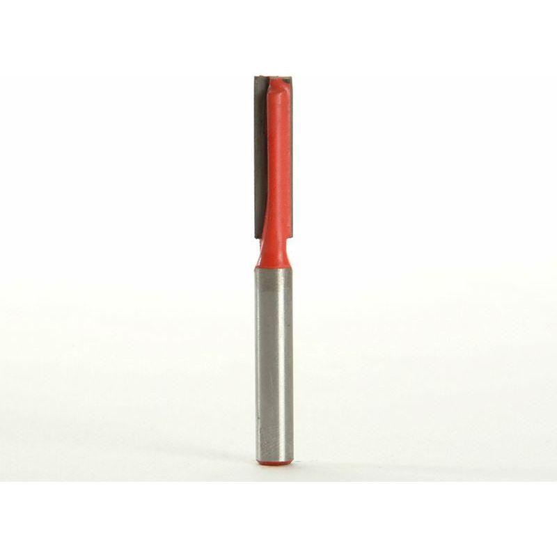 Faithfull Router Bit TCT Two Flute 6.3 x 25mm 1/4in Shank Faithfull - Dynamic Drive