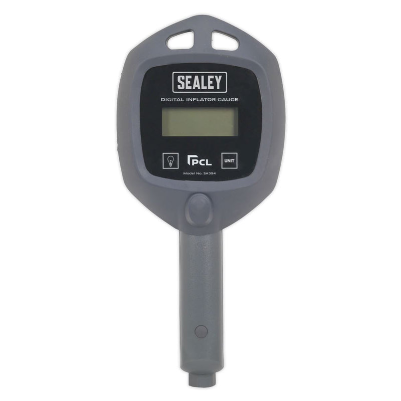 Sealey Digital Tyre Inflator with Clip-On Connector SA394 Sealey - Dynamic Drive
