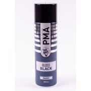 3x Autotek Professional Gloss Black 500ml Spray Paint High Coverage Autotek - Dynamic Drive
