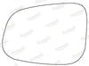 Summit Stick-On Standard Mirror Glass fits Jaguar XF 08to 18 LHS Summit - Dynamic Drive