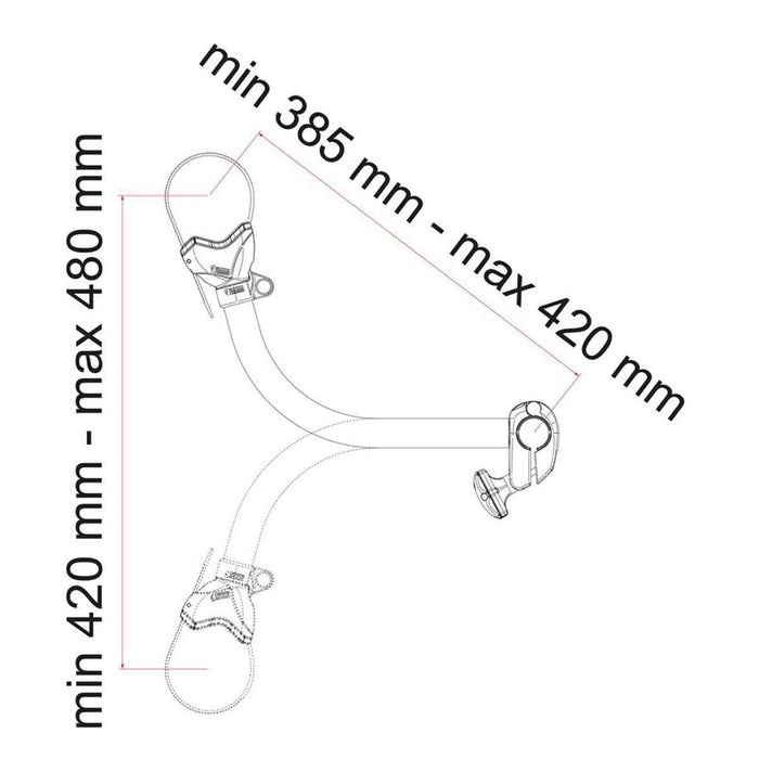 Fiamma Bike-Block Pro S 3 Aluminium (08831B01-) Fiamma - Dynamic Drive