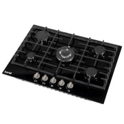 Baridi Gas Hob with 5 Cooking Zones 70cm - Black DH228 Baridi - Dynamic Drive
