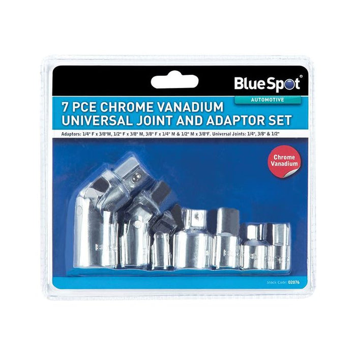 Bluespot Tools Universal Joint & Adaptor Set, 7 Piece BlueSpot Tools - Dynamic Drive