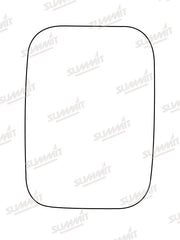 Summit Stick-On Commercial Mirror Glass fits Ford Transit Glass fits Mk2 Mk3 LHS RHS Summit - Dynamic Drive