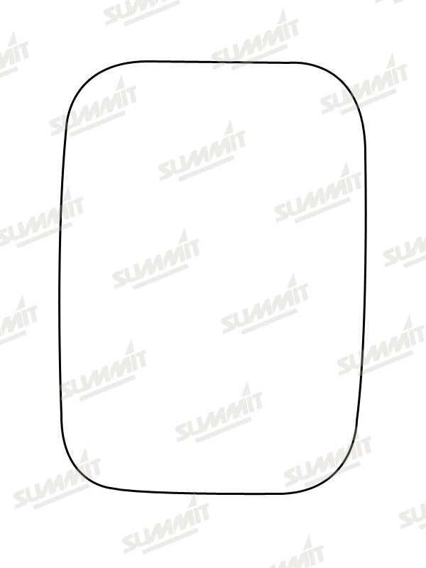 Summit Stick-On Commercial Mirror Glass fits Ford Transit Glass fits Mk2 Mk3 LHS RHS Summit - Dynamic Drive