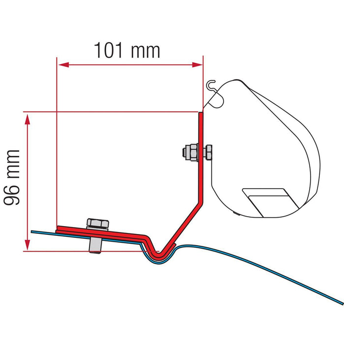 Fiamma Kit for VW Caddy Maxi: Upgrade Your Van's Awning System Fiamma - Dynamic Drive