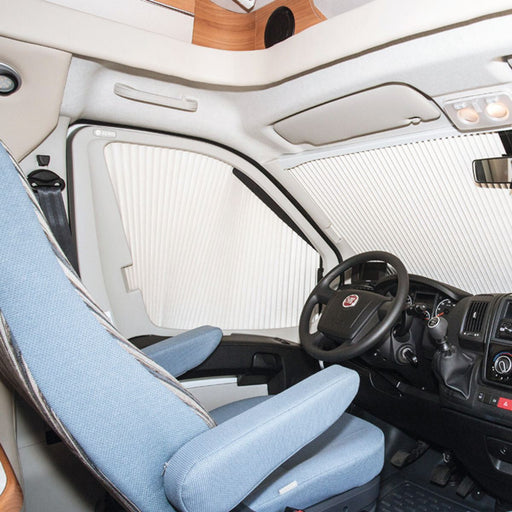 REMIfront IV Left Side Grey Blinds for Fiat Ducato X250 (2006-2011) Remis - Dynamic Drive