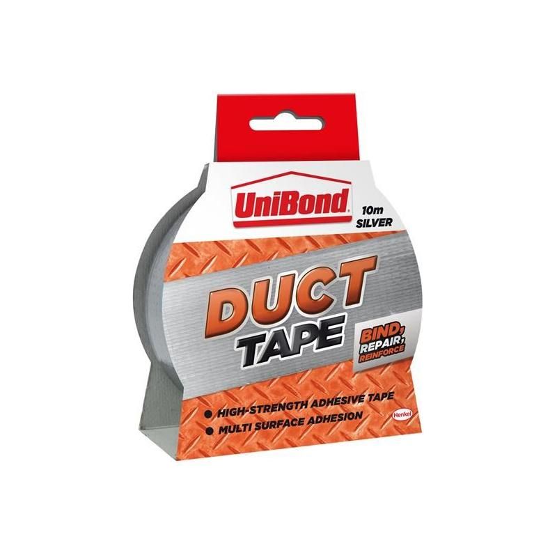 Unibond DIY Duct Tape Silver 50mm x 10m UniBond - Dynamic Drive