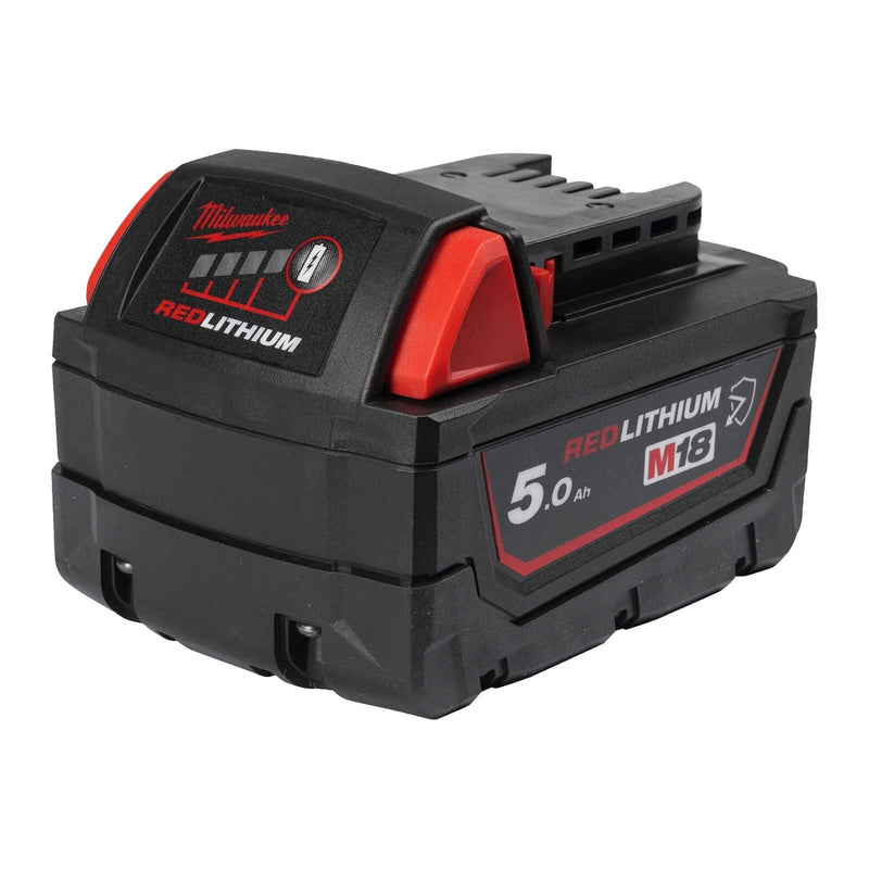 Milwaukee M18 B5-CR 18v Cordless Chemical Resistant Li-ion Battery 5ah Milwaukee - Dynamic Drive