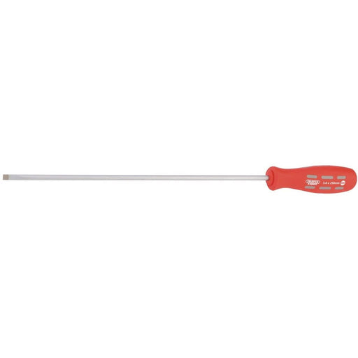 Draper Plain Slot Parallel Tip Long Reach Mechanic's Screwdriver, 250 x 5.0mm (S Draper - Dynamic Drive