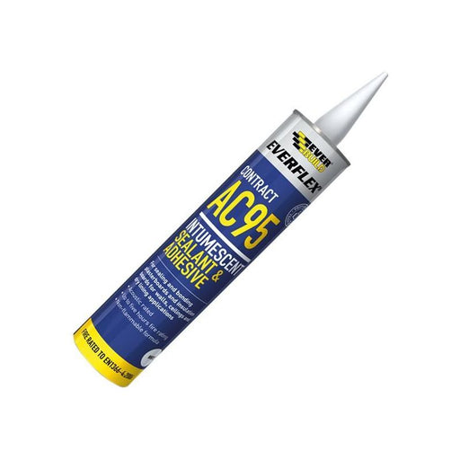 Everbuild Sika AC95 Intumescent Acoustic Sealant 900ml Everbuild Sika - Dynamic Drive