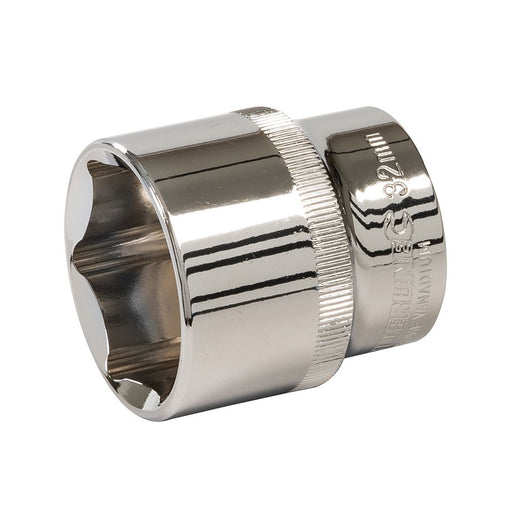 Silverline Socket 1/2" Drive 6pt Metric 32mm Silverline - Dynamic Drive